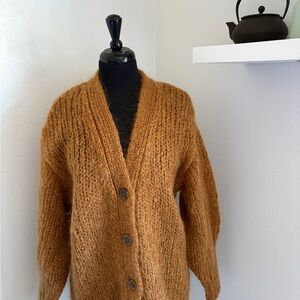 & Other Stories Warm Tan Cardigan